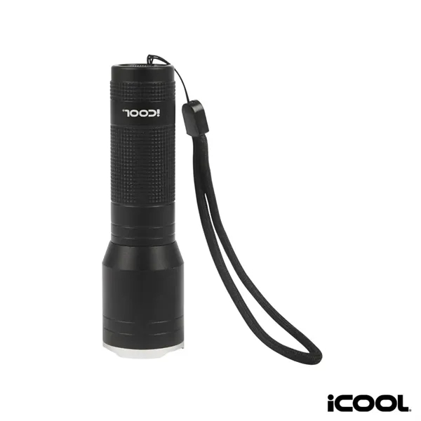 iCOOL® Butte 500-Lumen Aluminum Tactical Flashlight... from ASI 67866 Logomark/Valumark