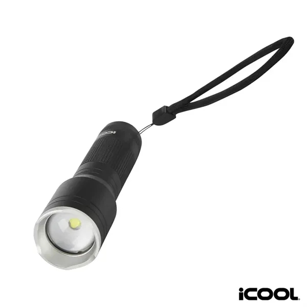iCOOL® Butte 500-Lumen Aluminum Tactical Flashlight... from ASI 67866 Logomark/Valumark