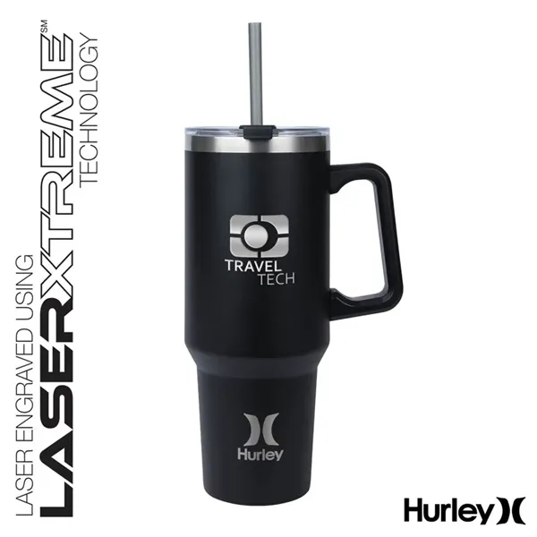 Hurley® Oasis 40 oz. Vacuum Insulated Travel Mug... from ASI 67866 Logomark/Valumark