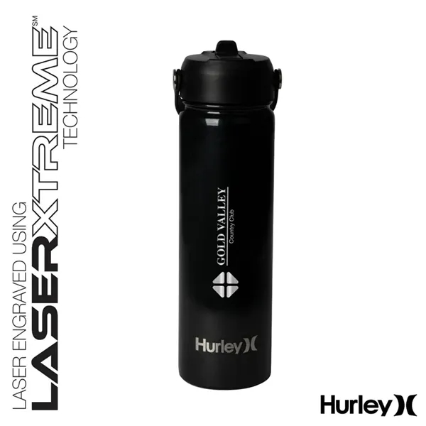 Hurley® Oasis 20 oz. Vacuum Insulated Water Bottle... from ASI 67866 Logomark/Valumark