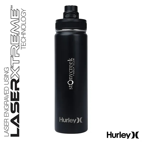 Hurley® Oasis 20 oz. Vacuum Insulated Water Bottle... from ASI 67866 Logomark/Valumark