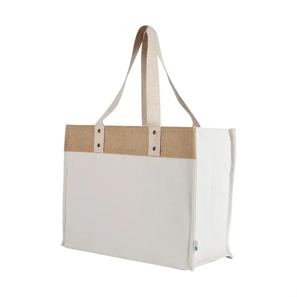Sophia Canvas Tote With Jute Trim... from ASI 67866 Logomark/Valumark