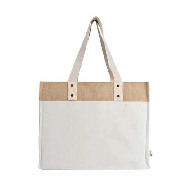 Sophia Canvas Tote With Jute Trim... from ASI 67866 Logomark/Valumark