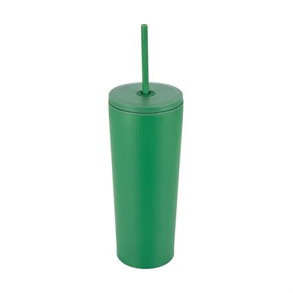Bayard 24 oz. Double Wall Steel/PP Liner Straw Tumbler... from ASI 67866 Logomark/Valumark