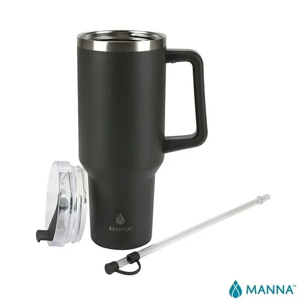 Manna™ Atlas 40 oz. Double Wall Stainless Steel Travel Tu...... from ASI 67866 Logomark/Valumark