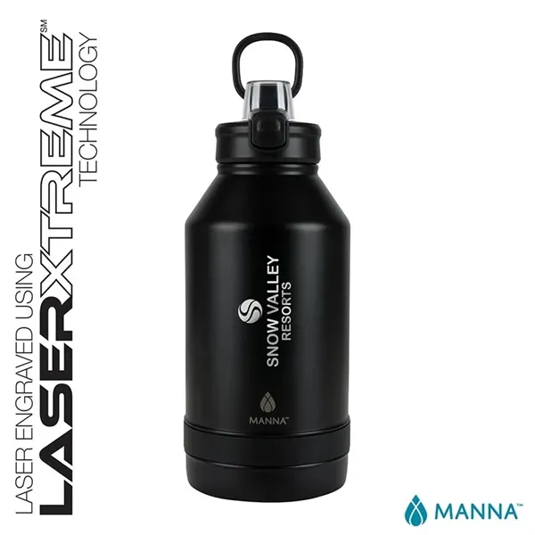 Manna™ Push 64 oz. Double Wall Stainless Steel Jug... from ASI 67866 Logomark/Valumark