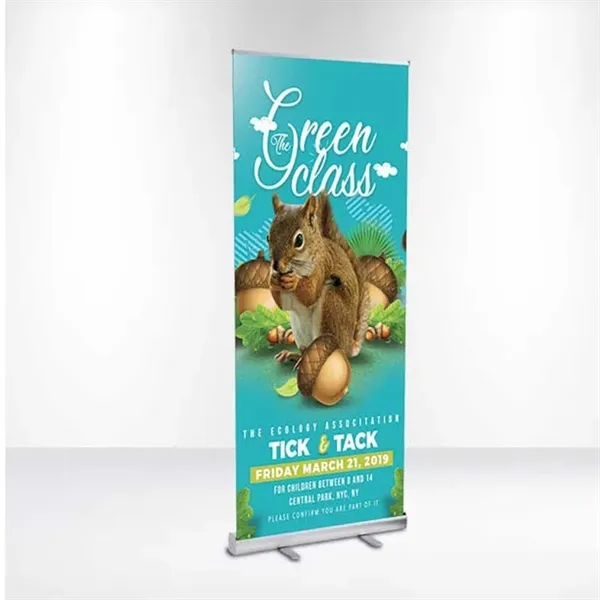 DisplaySplash 31  1/2" W x 78  3/4" H Roll-Up... from ASI 67866 Logomark/Valumark