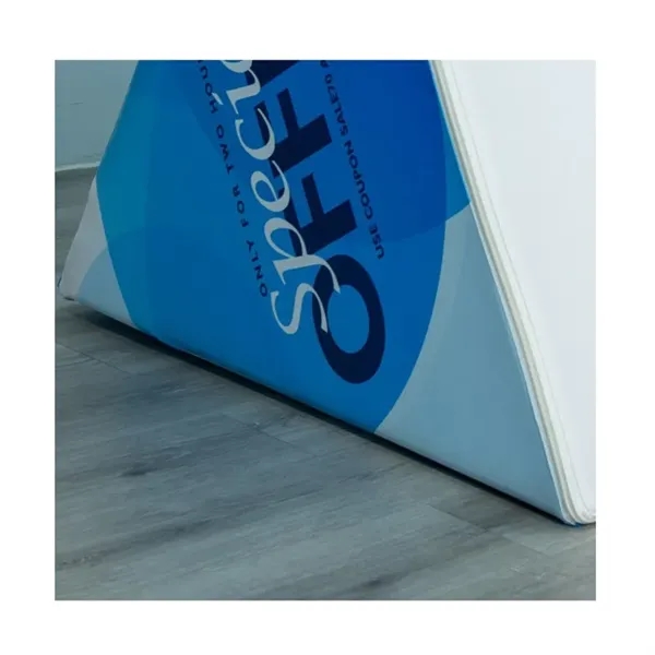 DisplaySplash Triangular Fabric Floor Sign - 78" W x 39" H... from ASI 67866 Logomark/Valumark