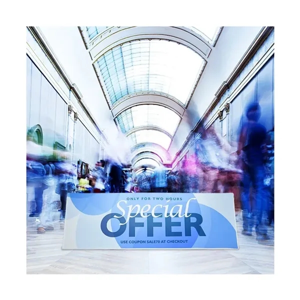 DisplaySplash Triangular Fabric Floor Sign - 78" W x 39" H... from ASI 67866 Logomark/Valumark