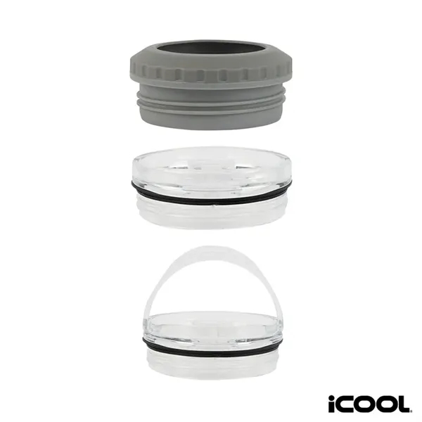 iCOOL® Oswego 14 oz. Double Wall Stainless Steel Can Cool...... from ASI 67866 Logomark/Valumark
