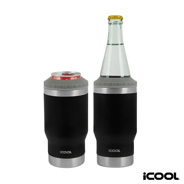 iCOOL® Oswego 14 oz. Double Wall Stainless Steel Can Cool...... from ASI 67866 Logomark/Valumark