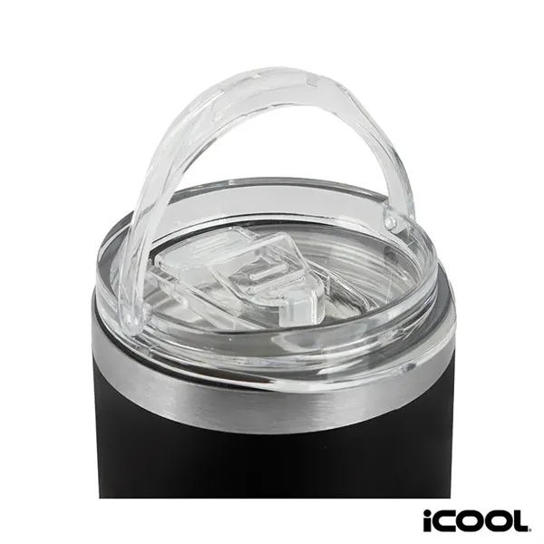 iCOOL® Oswego 14 oz. Double Wall Stainless Steel Can Cool...... from ASI 67866 Logomark/Valumark