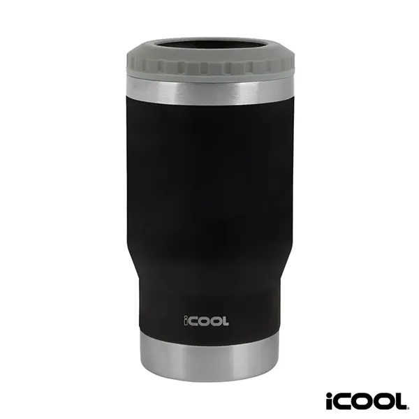 iCOOL® Oswego 14 oz. Double Wall Stainless Steel Can Cool...... from ASI 67866 Logomark/Valumark