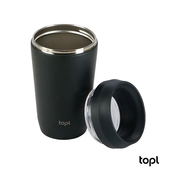 TOPL® 12 oz. Double Wall, Recycled Stainless Steel 360deg...... from ASI 67866 Logomark/Valumark