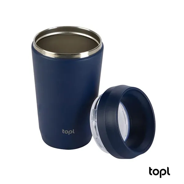 TOPL® 12 oz. Double Wall, Recycled Stainless Steel 360deg...... from ASI 67866 Logomark/Valumark