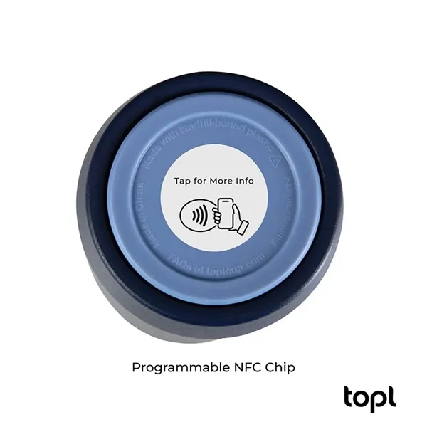 TOPL® 12 oz. Double Wall, Recycled Stainless Steel 360deg...... from ASI 67866 Logomark/Valumark