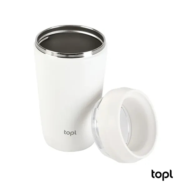 TOPL® 12 oz. Double Wall, Recycled Stainless Steel 360deg...... from ASI 67866 Logomark/Valumark