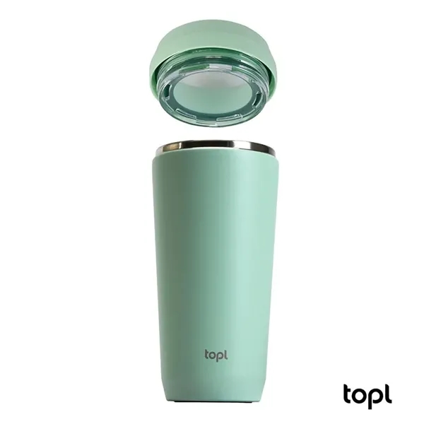 TOPL® 16 oz. Double Wall, Recycled Stainless Steel 360deg...... from ASI 67866 Logomark/Valumark