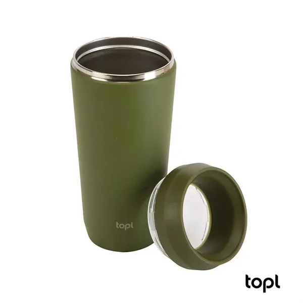 TOPL® 16 oz. Double Wall, Recycled Stainless Steel 360deg...... from ASI 67866 Logomark/Valumark