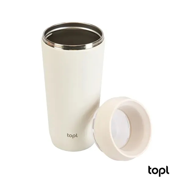TOPL® 16 oz. Double Wall, Recycled Stainless Steel 360deg...... from ASI 67866 Logomark/Valumark