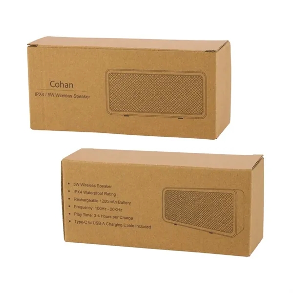 Cohan IPX4 / 5W Wireless Retro Speaker... from ASI 67866 Logomark/Valumark