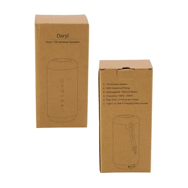 Daryl IPX5 / 7W Wireless Outdoor Speaker... from ASI 67866 Logomark/Valumark