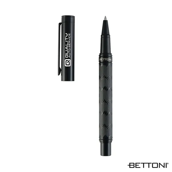 Bettoni® Torino Brass Cap-Off Rollerball Pen... from ASI 67866 Logomark/Valumark