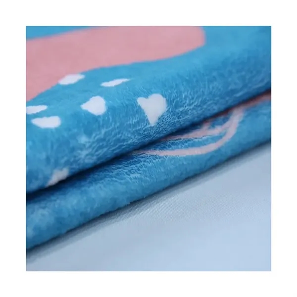 DisplaySplash 72" x 59" Custom Printed Flannel Blanket... from ASI 67866 Logomark/Valumark