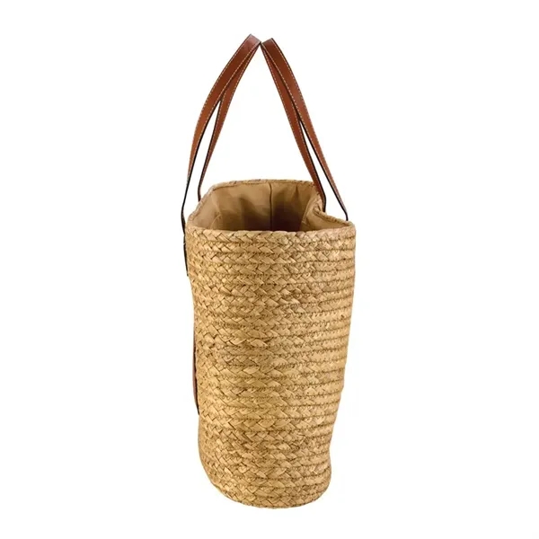 Akena Natural Hyacinth Grass Tote... from ASI 67866 Logomark/Valumark