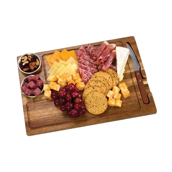 Arthur 4-Piece Acacia Wood Steak Board... from ASI 67866 Logomark/Valumark