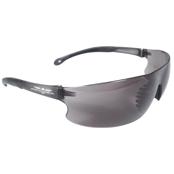 All day safety glasses with rubber temples, a soft rubber nose... from ASI 46170 Compass Industries Inc