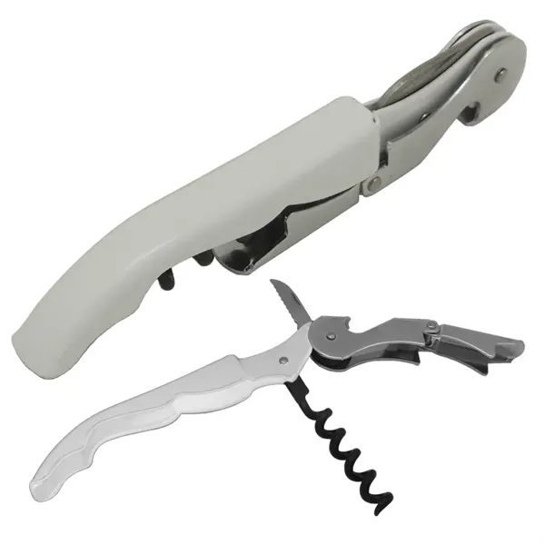 Corkscrew / Bottle Opener with traditional Beer bottle opener and serrated... from ASI 38980 Bay State Specialty Co