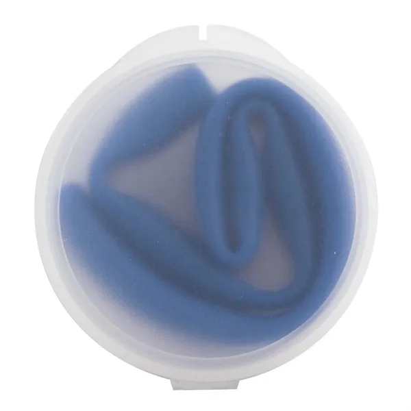 Silicone drinking straw in round case.... from ASI 38980 Bay State Specialty Co