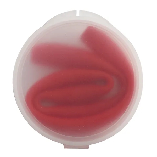 Silicone drinking straw in round case.... from ASI 38980 Bay State Specialty Co