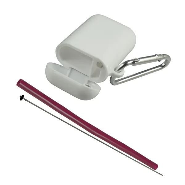 Save the planet with the reusable silicone straw with cleaning brush.... from ASI 38980 Bay State Specialty Co