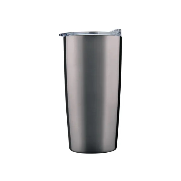 Drink it in with this stainless steel 20 oz. vacuum tumbler.... from ASI 38980 Bay State Specialty Co