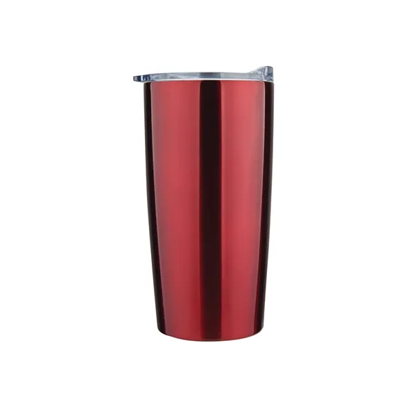 Drink it in with this stainless steel 20 oz. vacuum tumbler.... from ASI 38980 Bay State Specialty Co