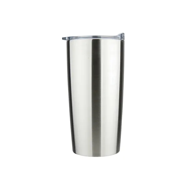 Drink it in with this stainless steel 20 oz. vacuum tumbler.... from ASI 38980 Bay State Specialty Co