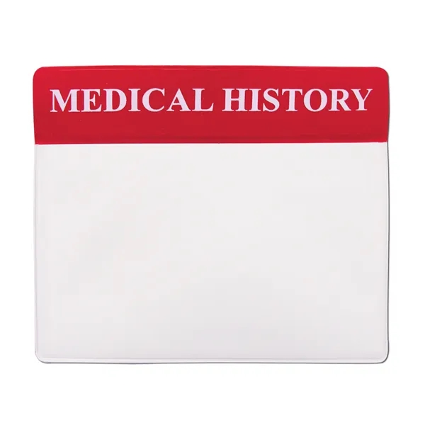 My medical history organizer provides life-saving information in a reusable vinyl... from ASI 38980 Bay State Specialty Co