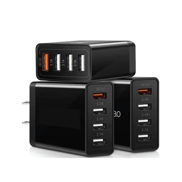 4 Port 20W USB Wall Charger, USB-A, Perfect for the Home,... from ASI 74741 NVS Promo Designs, Inc. / NVS Promo