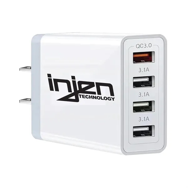 4 Port 20W USB Wall Charger, USB-A, Perfect for the Home,... from ASI 74741 NVS Promo Designs, Inc. / NVS Promo