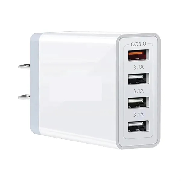 4 Port 20W USB Wall Charger, USB-A, Perfect for the Home,... from ASI 74741 NVS Promo Designs, Inc. / NVS Promo