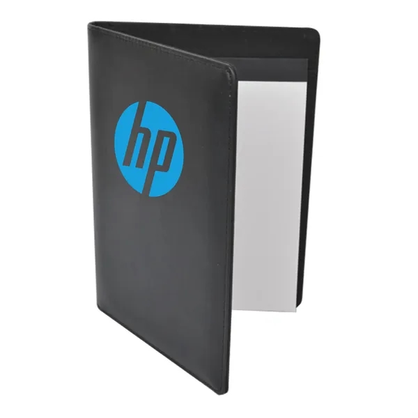 Durable Faux Leather, Sleek Design, Notepad Included, Built-In Cellphone Sleeve, Interior... from ASI 74741 NVS Promo Designs, Inc. / NVS Promo