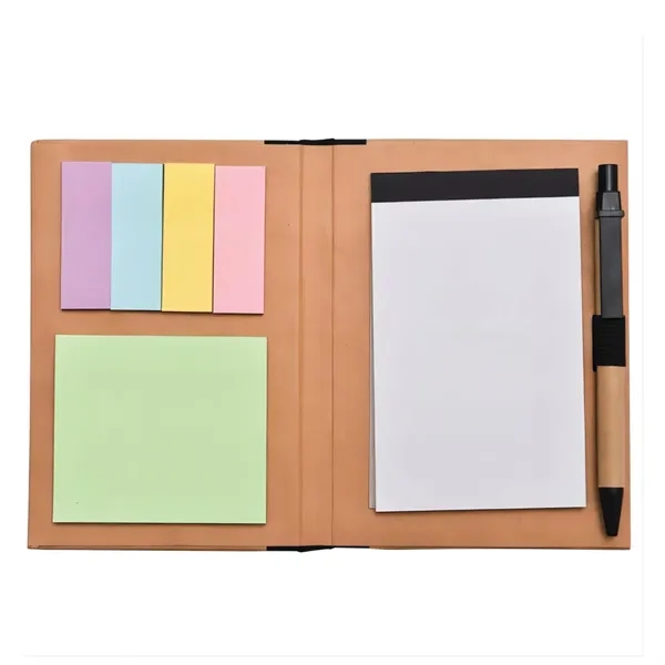 Recycled Material, Compact with Large Logo area, Sticky Notes, Pen and... from ASI 74741 NVS Promo Designs, Inc. / NVS Promo