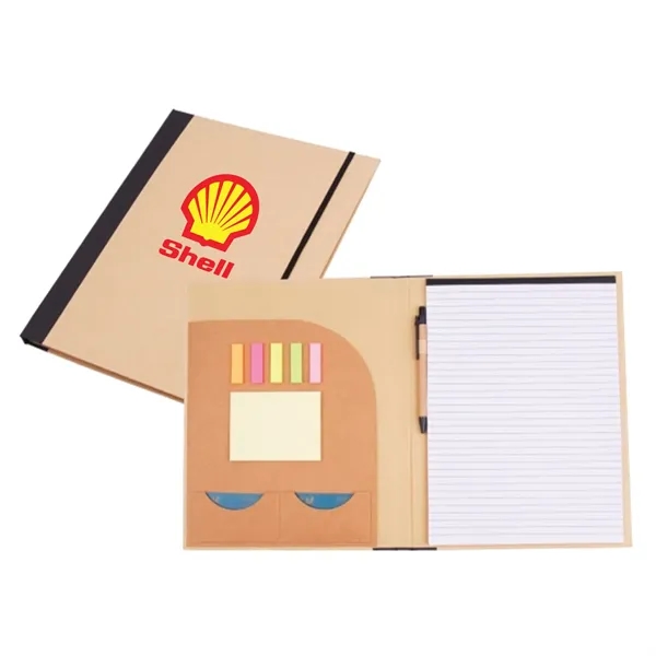 Recycled Material, Compact Size, Large Logo area, Document Pockets, Sticky Notes,... from ASI 74741 NVS Promo Designs, Inc. / NVS Promo