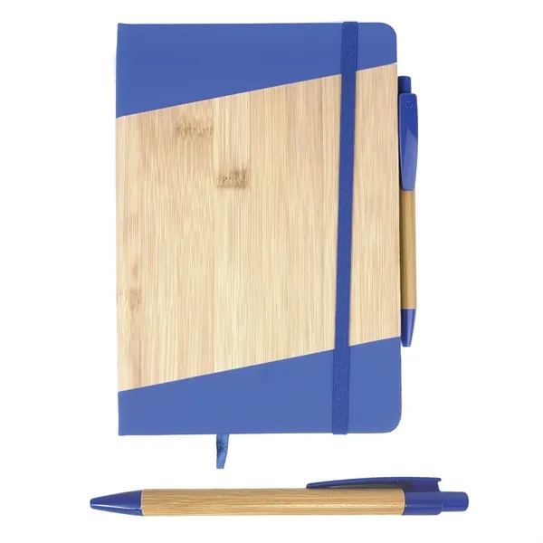 Faux Bamboo, Compact, Large Logo Area, Pen and Notepad Included, Elastic... from ASI 74741 NVS Promo Designs, Inc. / NVS Promo