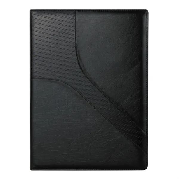Faux Leather, Sleek Design, Notepad Included, Interior Pen Loop & Sleeves,... from ASI 74741 NVS Promo Designs, Inc. / NVS Promo