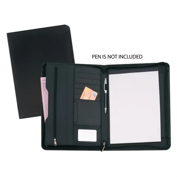 Large Logo Area, Zipper Closure, Multiple Pockets, Notepad Included, Professional Organizer... from ASI 74741 NVS Promo Designs, Inc. / NVS Promo