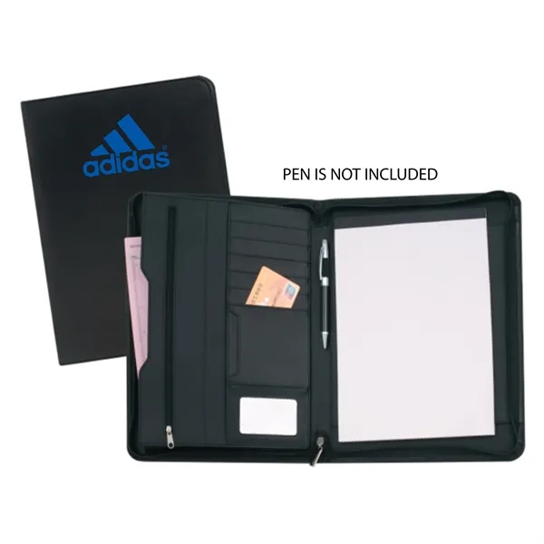 Large Logo Area, Zipper Closure, Multiple Pockets, Notepad Included, Professional Organizer... from ASI 74741 NVS Promo Designs, Inc. / NVS Promo