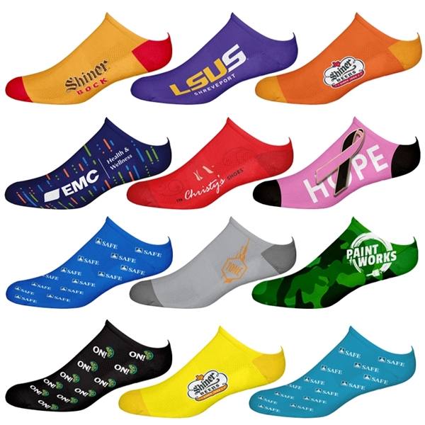 No-Show Socks - A Modern Sock Full Of Color!  Show... from ASI 67557 LimeLight Ent / Limelight USA